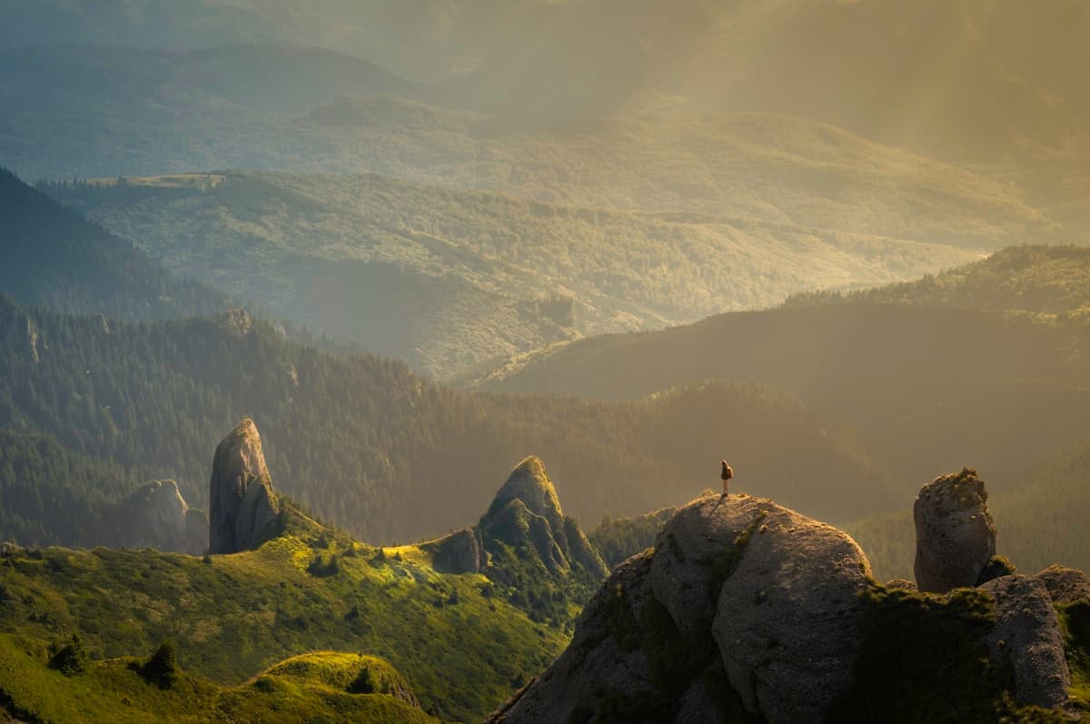 Mountain landscape in Kashmir